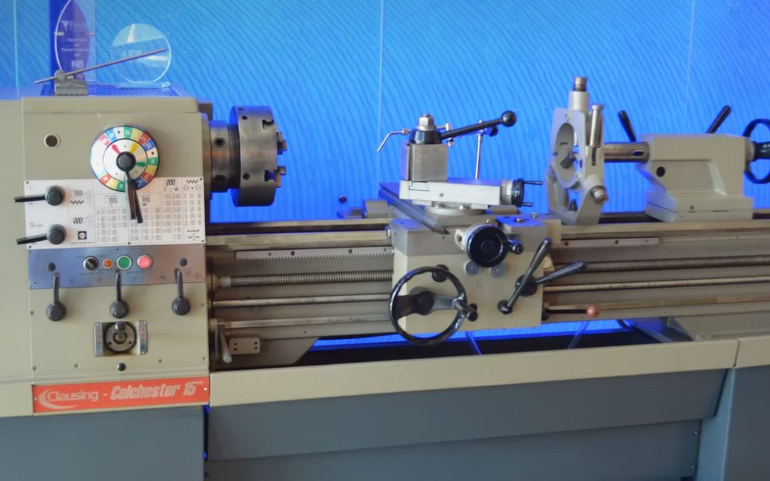 The Legacy Machine: The Manual Lathe in Our Lobby