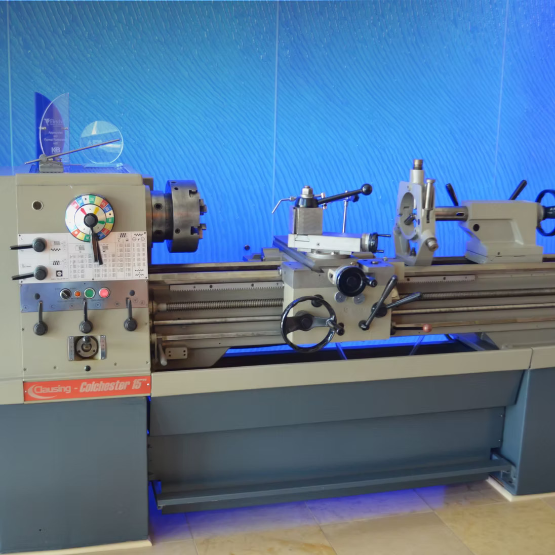 The Legacy Machine: The Manual Lathe in Our Lobby